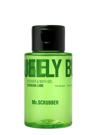 Гель для душу mr.scrubber jelly bubbles verbena lime "аромат лайму" 100 мл daily skin care