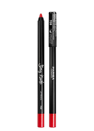Карандаш для губ parisa cosmetics гелевый no 709 красный