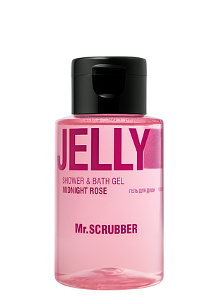 Гель для душу mr.scrubber jelly bubbles midnight rose "аромат троянди" 100 мл daily skin care