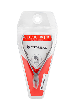 Манікюрні кусачки для шкіри професійні staleks classic 11 мм nc-10-11
