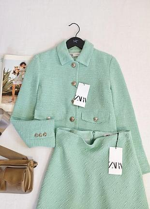 Костюм жакет і спідниця zara
