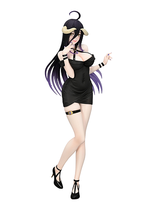 Фигурка furyu оверлод альбедо overlord albedo mini dress 22 см f o a md 22