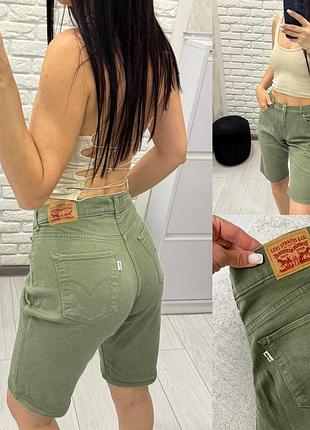 Джинсові шорти бермуди levi’s