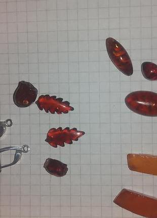 Серьги серебро 925 пробы, вес 2,62 г, с золотыми накладками 375 пробы, универсальные по форме