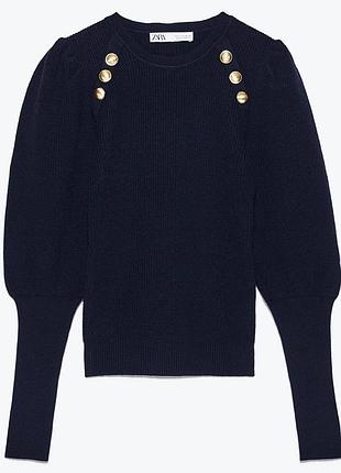 Классный свитер в рубчик zara 8