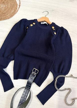 Классный свитер в рубчик zara 5