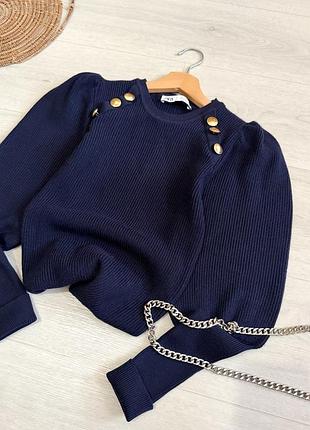 Классный свитер в рубчик zara 2