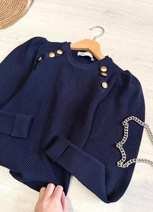 Классный свитер в рубчик zara