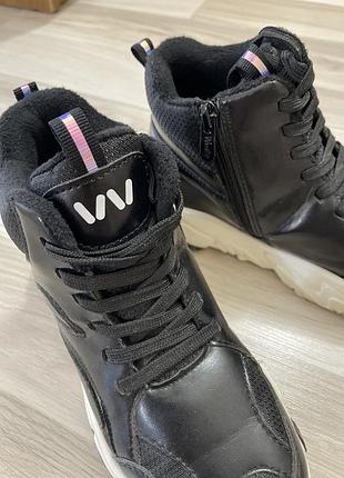 Черевики для дівчинки weestep чорні 3