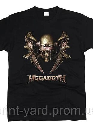 Футболка чорна loys music megadeth print