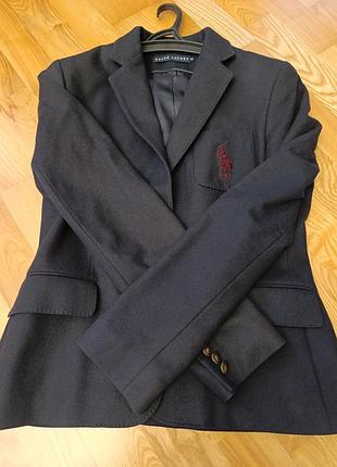 Піджак жіночий polo ralph lauren чорний