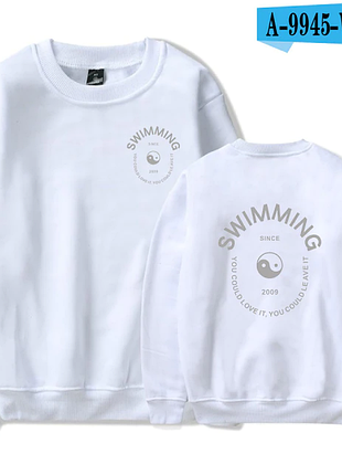 Свитшот белый loys mac miller swimming xxl