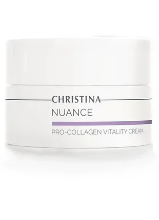 Питательный крем с коллагеном christina nuance pro collagen vitality cream 50 мл