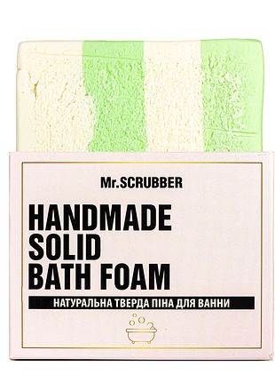 Твердая пена для ванны mr scrubber лемонграсс в подарочной коробке daily skin care