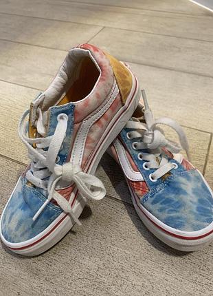 Кросівки унісекс vans old skool tie-dye різнокольорові