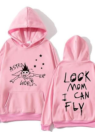 Худи розовый loys cactus jack. толстовка travis scott art 31 xxl