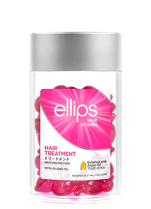 Витамины для волос ellips с маслом жожоба hair vitamin hair treatment with jojoba oil,50шт*1 мл daily skin care