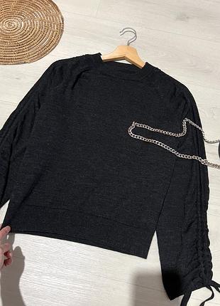 Брендовый свитер oversize (100% шерсть) 2