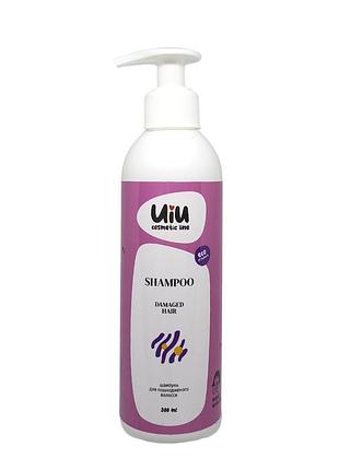 Шампунь для поврежденных волос uiu восстановление и защита, 300 мл daily skin care