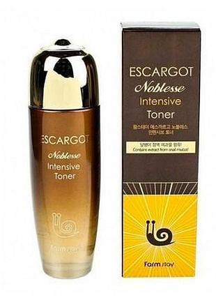 Тонер для лица омолаживающий farmstay escargot noblesse intensive 150 мл daily skin care