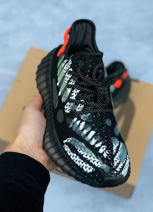 Adidas yeezy boost 350 v3 black orange рефл 🆕шикарные кроссовки 🆕купить наложенный платёж6 фото