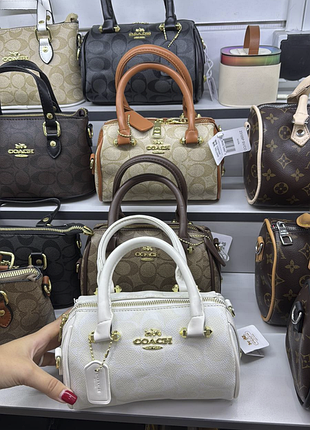 Женская сумка coach в расцветках, сумка коач, сумочка coach, кросс боди, сумка через плечо, крос боди белая