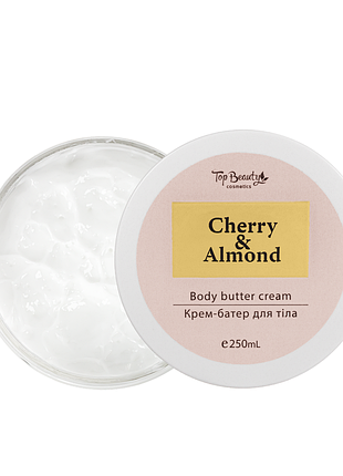 Крем для тіла зволожуючий top beauty cherry & almond 250 мл daily skin care