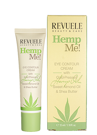 Крем для контура глаз revuele hemp me с конопляным маслом 35 мл daily skin care