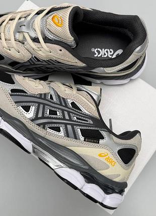 Asics gel-nyc gtx beige black metallic