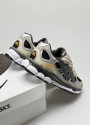 Asics gel-nyc gtx beige black metallic 2