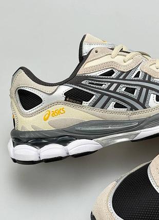 Asics gel-nyc gtx beige black metallic 3