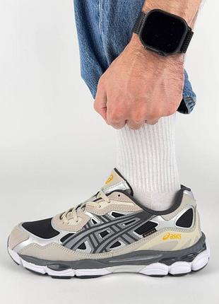 Asics gel-nyc gtx beige black metallic 4