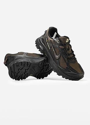 Термо кроссовки nike shox cordura termo brown black