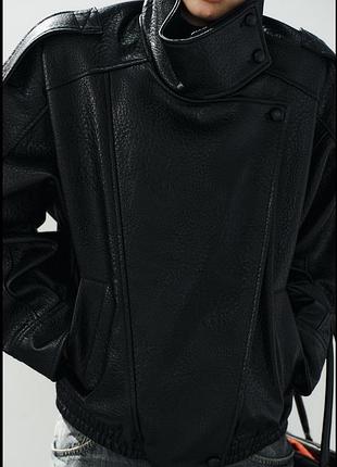 Куртка косуха жіноча zara 3