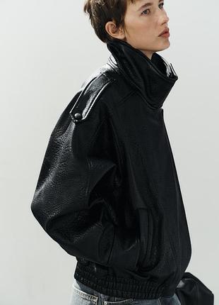 Куртка косуха жіноча zara 4