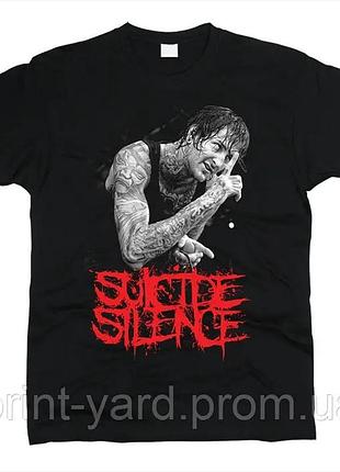 Футболка черная loys music suicide silence print