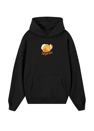 Худи loys толстовка с принтом tropical papaya hoodie, черный s