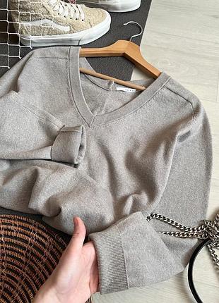 Брендовый дорогой свитерок oversize