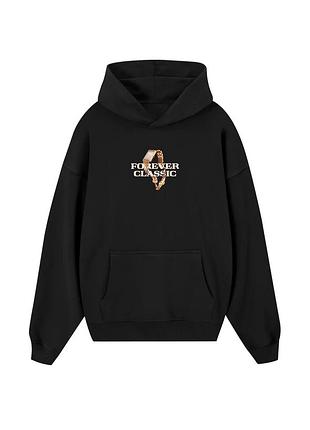 Худи loys толстовка с принтом watch forever classic hoodie, черный xl