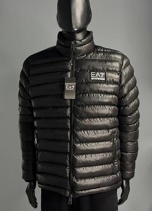 Пуховик чоловічий emporio armani ea7 чорний