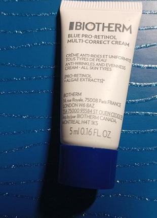 Крем для обличчя biotherm blue pro-retinol multi-correct cream