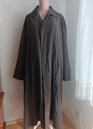 Люксовий вінтажний плащ тренч allegri made in italy, р. l-xl (оверсайз максі)