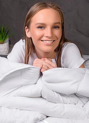 Ковдра "white comfort" 200*220 см (350г/м2) (microfiber) 7