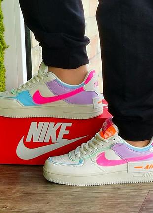 Кроссовки nike force белые женские кожаные найк форсы (размеры: 36,37,38,39,40,41) видео обзор - 51