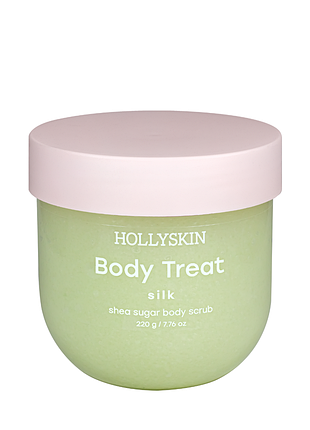 Скраб для тела сахарный hollyskin body treat silk 220 г