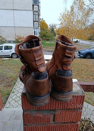 Стильні шкіряні черевики blue cox в американському  стилі 6
