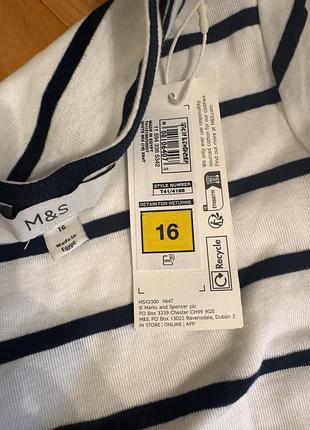 Джемпер/реглан в смужку marks & spenser 7