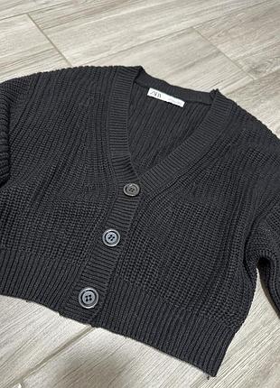 Жіночий кардиган zara чорний