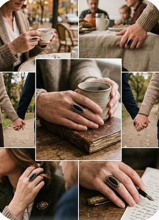 🖤 перстень з характером у стилі boho & vintage 8