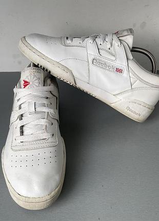 Шкіряні кросівки reebok classic workout low оригінал розмір 39